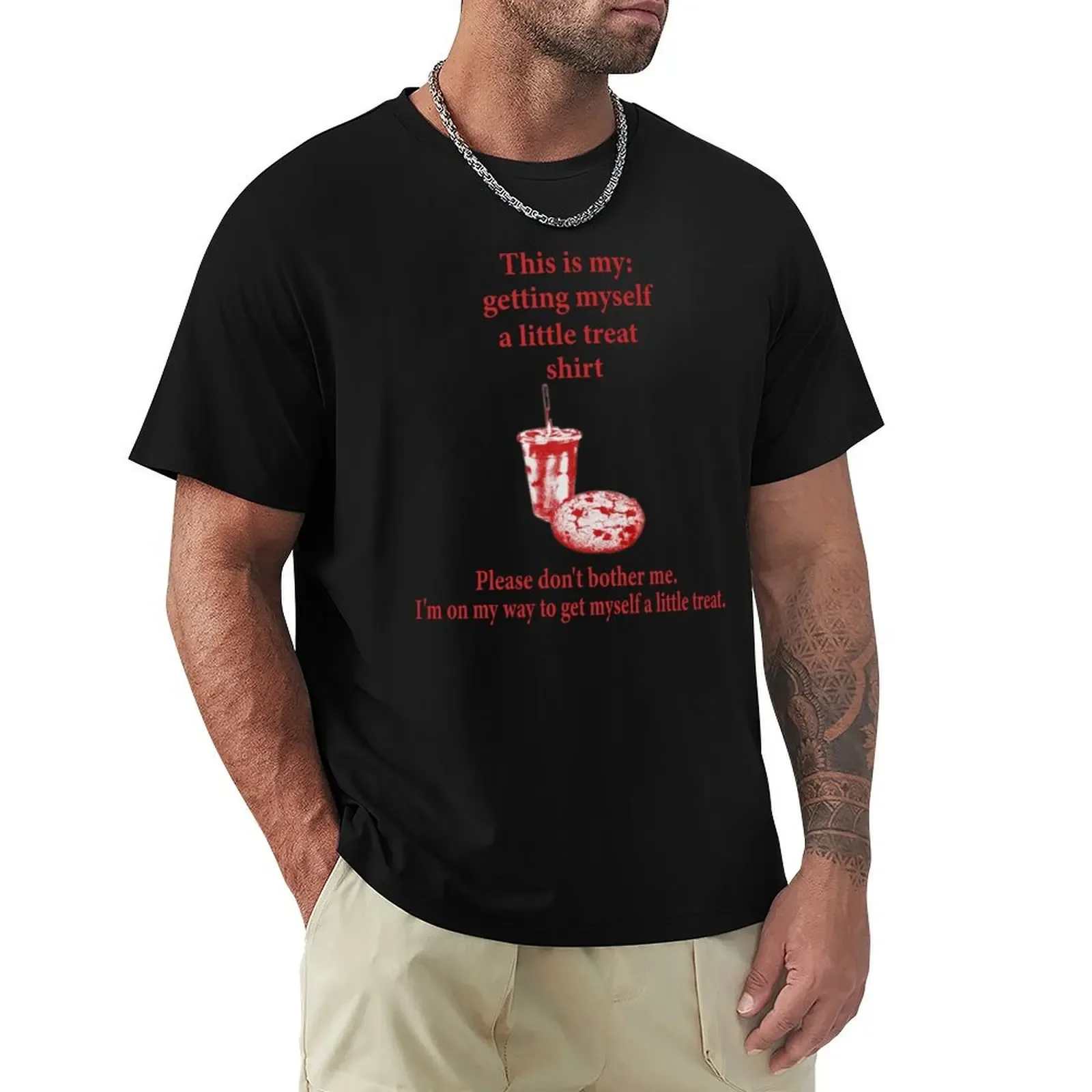 Getting Myself a Little Treat T-Shirt Basic Solid Color Casual Tee Shirt - Aliexpress - FashionsVida