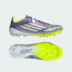Scarpe da calcio F50 Elite 2G/3G Erba artificiale 44 2/3 Purple Rush / Cloud White / Lucid Lemon