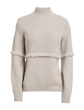 Rollkragenpullover Damen Beige M,S,XS Damen