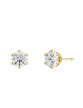Orecchini a lobo CROWN STUDS Oro oro - Edblad - FashionsVida