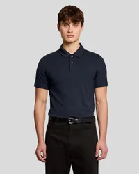 Men's Pintuck Cuff Polo Shirt in Navy