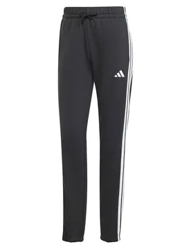 Joggers Essentials 3 Stripes French Terry Cuffed Black / White XL - Adidas - FashionsVida