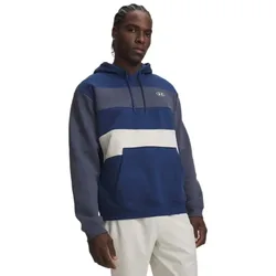 Sweat à Capuche Rival Fleece Striped Blue / Summit White 3XL