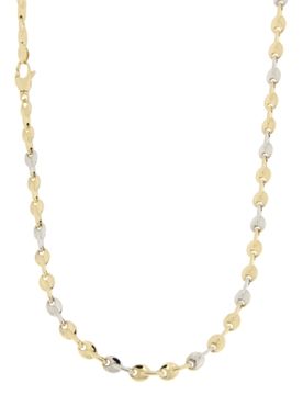 Collana Uomo Oro Giallo Bianco GL100776