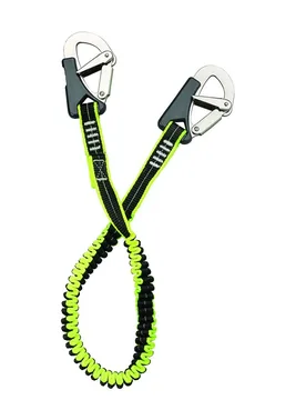 Hooks Elastic Safety Strap 1.5 M Black / Yellow One Size unisex - Plastimo - FashionsVida