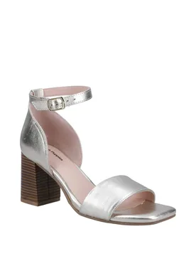 Women's 'Kelsey' Heeled Sandals in Gold Size: 3 - Gold - Size: 3 - Hush puppies - FashionsVida