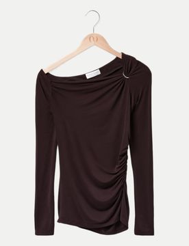 Langarmshirt Adline Braun 38