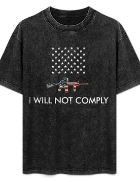 I Will Not Comply With Ar-15 T-Shirt Lightweight Sport Basic T-Shirt - Aliexpress - FashionsVida