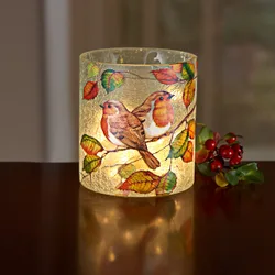 LED-Kerzenhalter "Rotkehlchen" Eldo
