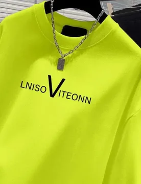 Men's Spring and Autumn 2024 New Splicing Pullovers O-Neck Letter Fashion Solid Color Loose and Versatile Casual Long Sleeve Top - Aliexpress - FashionsVida