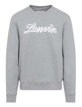 Lanvin Felpa con logo ricamato