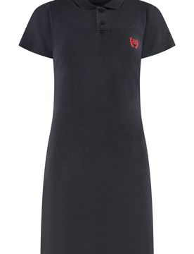 Balenciaga Polo-collar Mini Dress