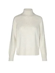 Rollkragenpullover beige L damen