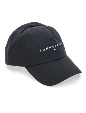 Cappello nero con logo ricamato Tommy jeans CAP - Tommy hilfiger - FashionsVida