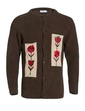 Strickjacke Herren Braun M Herren - OLOW™ - FashionsVida