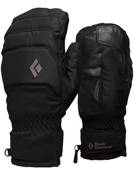 Fäustlinge für Ski aus PrimaLoft® und aus GORE-TEX Mission MX Mitts Black für Herren aus Leder Größe S schwarz