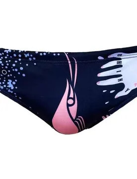 Crevettes Pailletees Film Swimming Brief Navy L Men - TURBO - FashionsVida