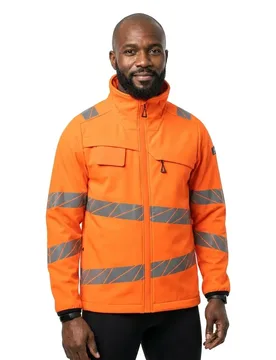 Veste Accelerate Safe Softshell Hi Vis. Orange 3XL - MASCOT - FashionsVida
