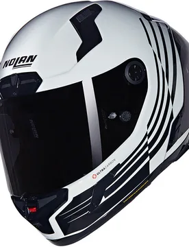 Casco Moto Integrale X-804 RS ALA 344 Bianco Nero taglia XS - Nolan - FashionsVida
