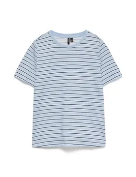 VMPAUINA STRIPE SS T-SHIRT JRS NOO femae