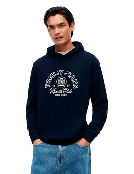 Sweat à Capuche Dm0dm23153 Dark Night Navy S