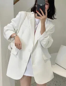 Luxury Brand Pink White Black Blazer Women Jacket Spring Autumn Coat Office Ladies Suit Design Top Button Long Sleeve Blazers - Aliexpress - FashionsVida