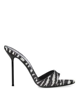 Mules Lidia Con Stampa Zebrata