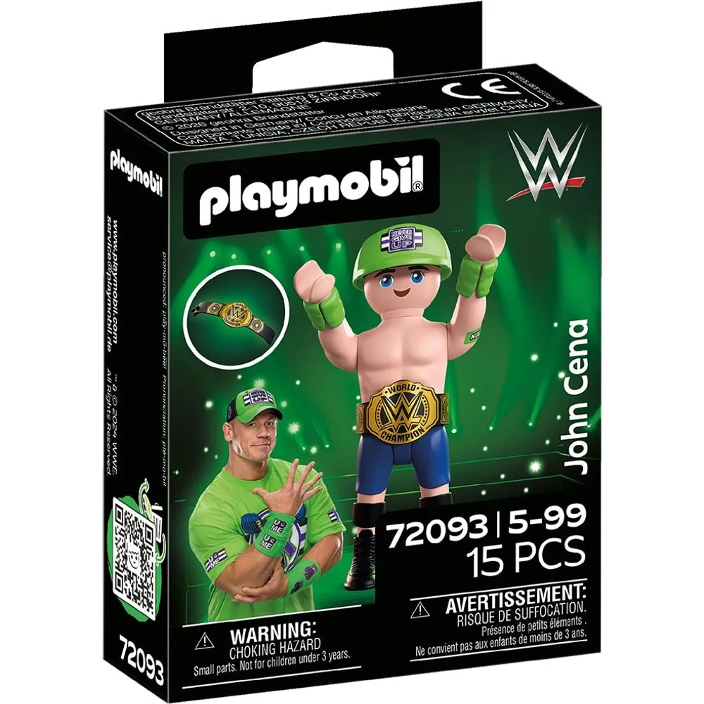 FiguraJohn Cena WWE - PLAYMOBIL - FashionsVida