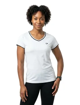 Club Short Sleeve T-shirt White XL - Dunlop - FashionsVida
