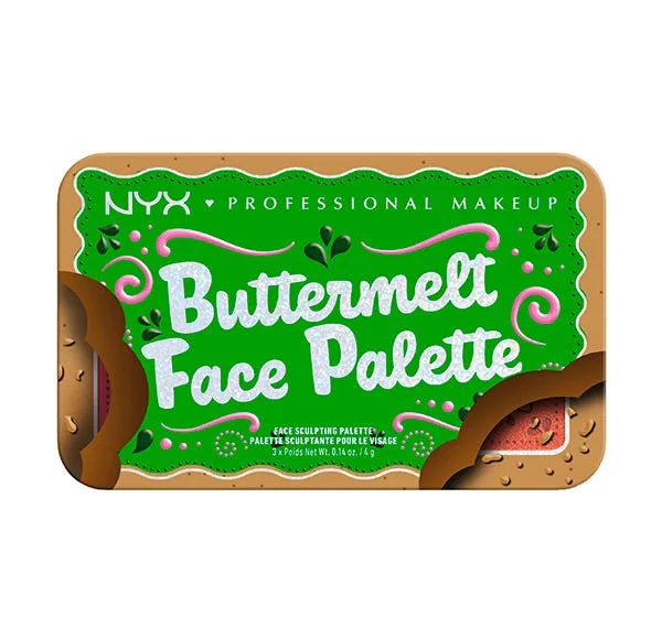 Buttermelt Face Palette 02 Dark - NYX PROFESSIONAL MAKE UP - FashionsVida