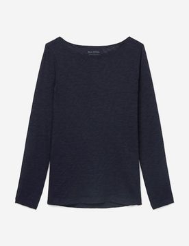 T-SHIRT, LONG SLEEVE, BOAT NECK female