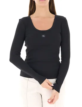 T-shirt maniche lunghe NERO L - Calvin Klein - FashionsVida