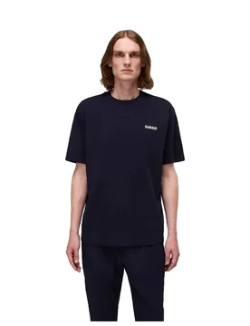 Maglietta A Maniche Corte Small Box Blu Marine L - Napapijri - FashionsVida