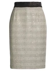 Falda midi Mujer Beige 34,36,38,40 Mujer