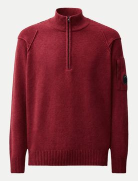 Troyer aus Lammwolle Rot XL