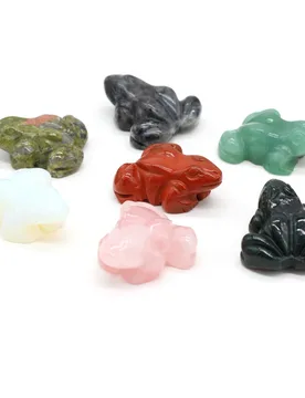 Natural Stones Unakite Rose Quartz Ornament Frog ShapeThree-dimensional DIYStone Bead Home Decoration Jewelry Gift - Aliexpress - FashionsVida