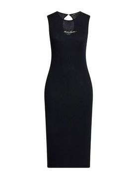 Vestido midi Mujer Negro M,S,XS Mujer