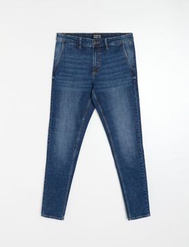 Jeans chino slim fit - blu scuro