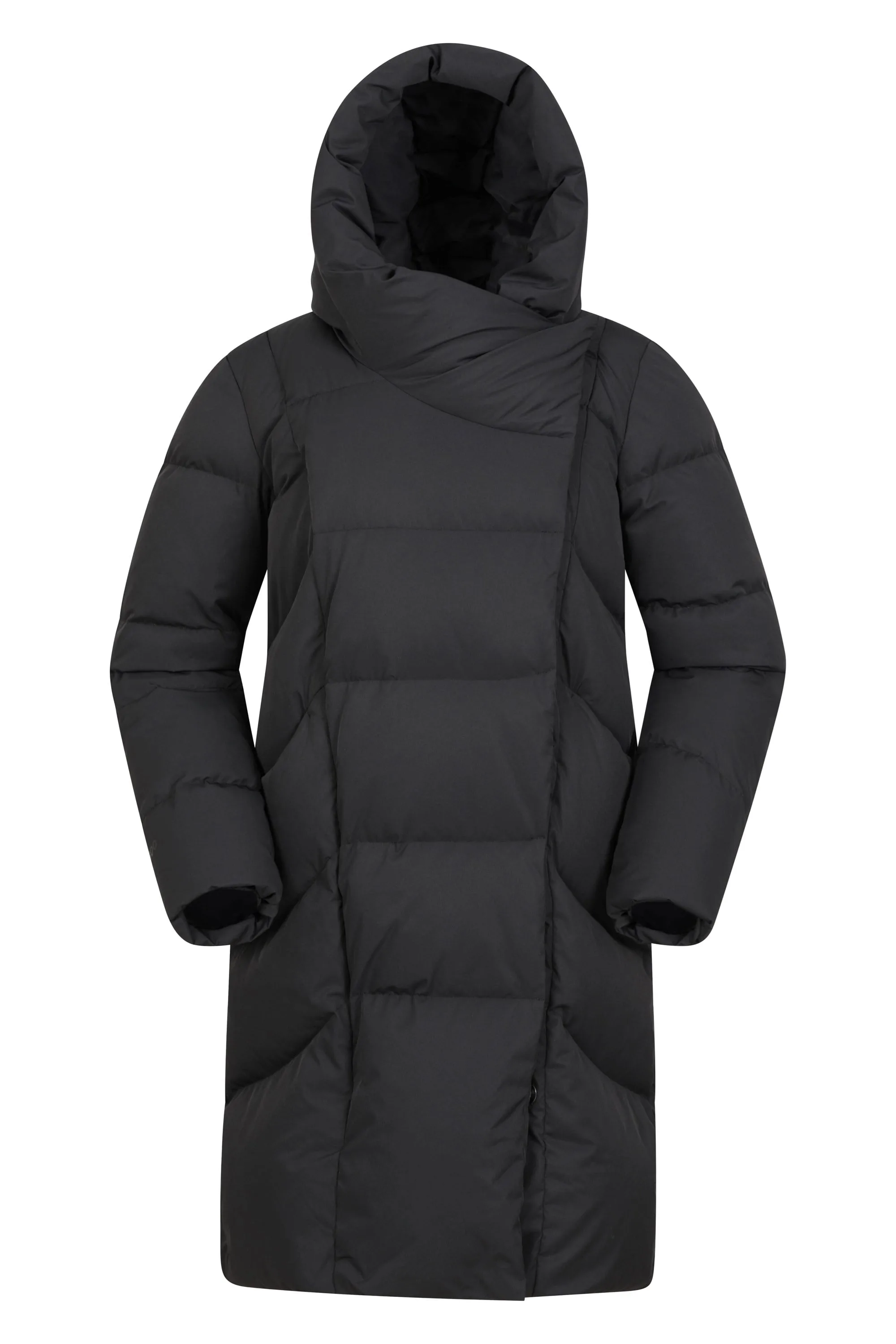 Cosy Wrap II Womens Extreme Down Jacket - Black - Black - Size: 24 - Mountain Warehouse - FashionsVida
