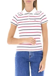 Polo a righe PANNA XS