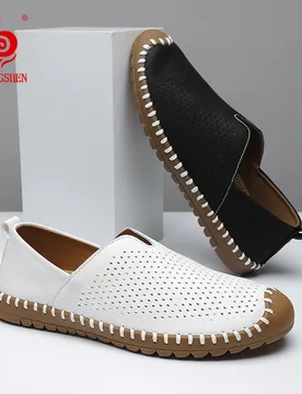 Men Leather Shoes Handmade Casual Loafers Casual Shoes Summer Slip On Moccasins Shoes Italian Driving Shoes Zapatos De Hombre - Aliexpress - FashionsVida