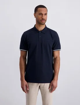 Polo básico performance pique de hombre regular fit blanco - Pierre Cardin - FashionsVida