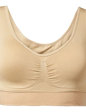 Stütz-BH mit Kupferfaser, 2 Stück beige schwarz 40 - walzvital - FashionsVida