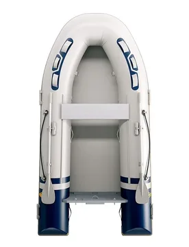 Vb Series Inflatable Boat Without Deck Floor Grey / Blue 2 Places unisex - Yellowv - FashionsVida
