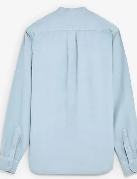 Camisa cuello mao lisa de manga larga - Scalpers - FashionsVida