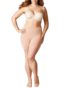 Feinstrumpfhose BEAUTY PLUS 20 DEN powder beige B damen - Falke - FashionsVida