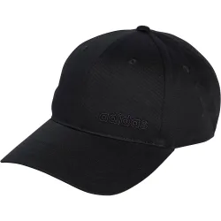 Baseball linear outline visera lona Negro (OSFW)