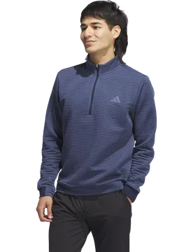 Pullover Ultimate365 DWR Textured Quarter Zip, navy xs - Adidas - FashionsVida