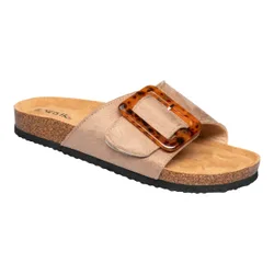 Klett-Pantolette „Miriam“ beige 40 Damen
