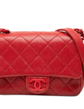 Mini Square Caviar Incognito Flap - Chanel - FashionsVida